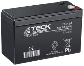 TECK TBC129 - BATERIA CYCLIC AGM 12V   9 AH  151 X 65 X 94   +____-  FASTO
