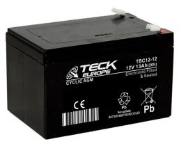 TECK TBC1212 - BATERIA CYCLIC AGM 12V  13 AH  151 X 98 X  95   +____-  FAST