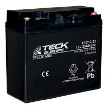 TECK TBC1223 - BATERIA CYCLIC AGM 12V  23 AH  182 X 77 X 168   -____+  M5