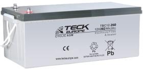 TECK TBC12260 - BATERIA CYCLIC AGM 12V  282 AH   522 X 268 X 220   -____+  M
