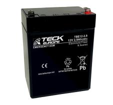 TECK TBE1229 - BATERIA TECK EMERGENCY AGM 12V  2,9  AH 79 X 56 X 99   -____