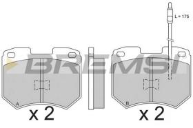 BREMSI BP2141 - B. PADS AUDI