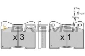 BREMSI BP2295 - B. PADS MASERATI BITURBO (425)