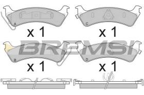 BREMSI BP2777 - B. PADS JEEP