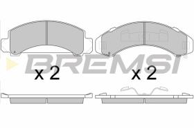 BREMSI BP2782 - B. PADS FORD USA
