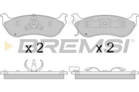 BREMSI BP2883 - B. PADS FORD USA