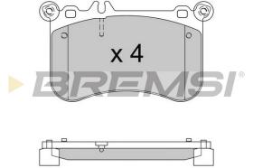 BREMSI BP3563 - B. PADS MERCEDES-BENZ