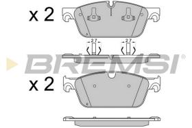 BREMSI BP3565 - B. PADS MERCEDES-BENZ, PEUGEOT