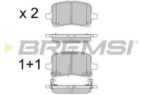 BREMSI BP3566 - B. PADS OPEL, CHEVROLET