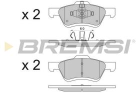BREMSI BP3567 - B. PADS FORD, MAZDA