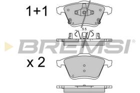 BREMSI BP3569 - B. PADS MAZDA