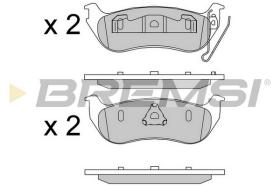 BREMSI BP3576 - B. PADS JEEP