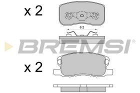 BREMSI BP3578 - B. PADS MITSUBISHI