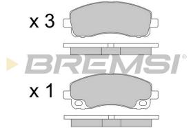 BREMSI BP3582 - B. PADS MITSUBISHI CANTER 2005