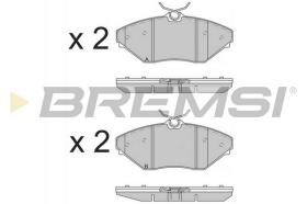 BREMSI BP3588 - B. PADS MAHINDRA