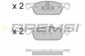 BREMSI BP3662 - 0