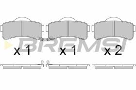 BREMSI BP3668 - 0