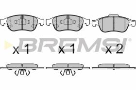 BREMSI BP3671 - 0