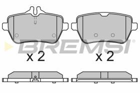 BREMSI BP3672 - B. PADS MERCEDES-BENZ