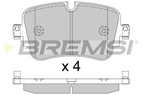 BREMSI BP3686 - B. PADS VW, AUDI