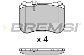 BREMSI BP3696 - B. PADS MERCEDES-BENZ