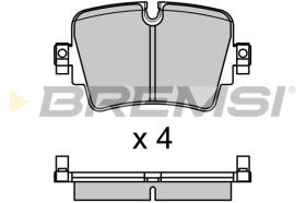 BREMSI BP3701 - B. PADS JAGUAR
