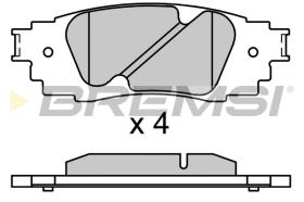 BREMSI BP3705 - B. PADS TOYOTA, LEXUS