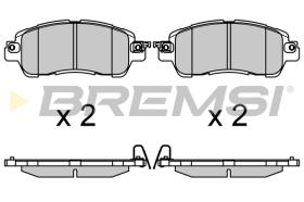 BREMSI BP3706 - B. PADS MAZDA