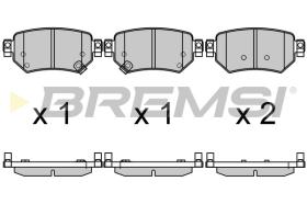 BREMSI BP3707 - 0