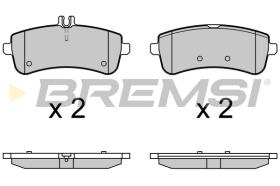 BREMSI BP3709 - B. PADS MERCEDES-BENZ