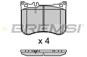 BREMSI BP3712 - B. PADS MERCEDES-BENZ