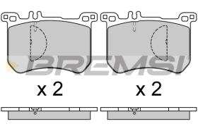 BREMSI BP3714 - B. PADS MERCEDES-BENZ