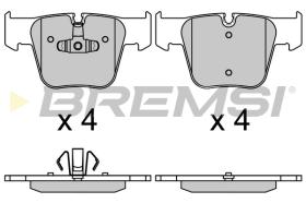 BREMSI BP3715 - B. PADS MERCEDES-BENZ