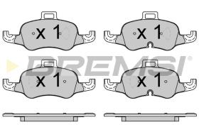 BREMSI BP3732 - B. PADS AUDI