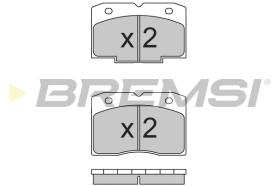 BREMSI BP3742 - B. PADS EFFETI GASOLONE