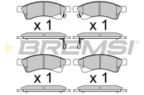 BREMSI BP3746 - B. PADS TATA INDIGO