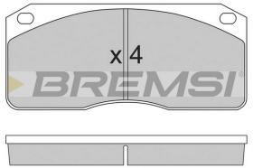 BREMSI BP7238 - B. PADS VOLVO FL 6 FL 614