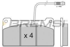 BREMSI BP7254 - B. PADS MERCEDES BENZ UNIMOG U 1550L