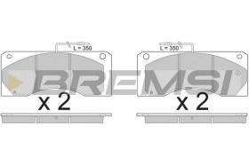 BREMSI BP7255 - B. PADS RENAULT TRUCKS FR1 FR1