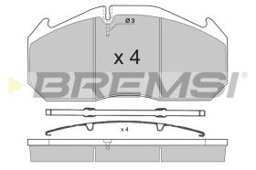 BREMSI BP7264 - B. PADS MAN TGA 18.310, 18.320 FK, FLK,