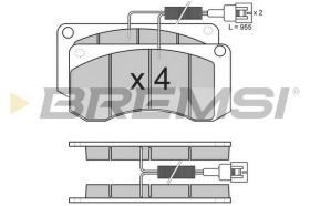 BREMSI BP7283 - B. PADS RENAULT TRUCKS