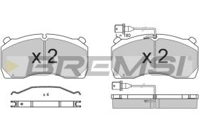BREMSI BP7305 - BRAKE PADS 29149