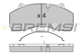 BREMSI BP7309 - B. PADS SCANIA