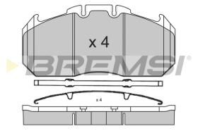 BREMSI BP7310 - B. PADS MAN TGA 18.310 FLLRS, FLLS, FLRS