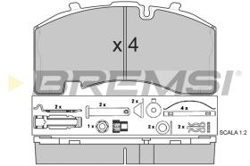 BREMSI BP7322 - 0