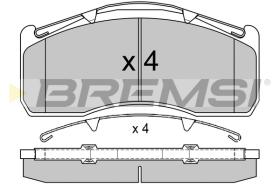 BREMSI BP7332 - B. PADS VOLVO FH 16 FH 16 550