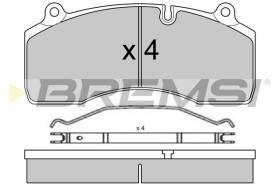 BREMSI BP7333 - BRAKE PADS 29181 29207