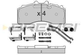 BREMSI BP7334 - BRAKE PADS 29227