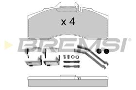BREMSI BP7335 - B. PADS FOR SYSTEM BPW 29267