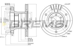 BREMSI CD5133V - B. DISC IVECO